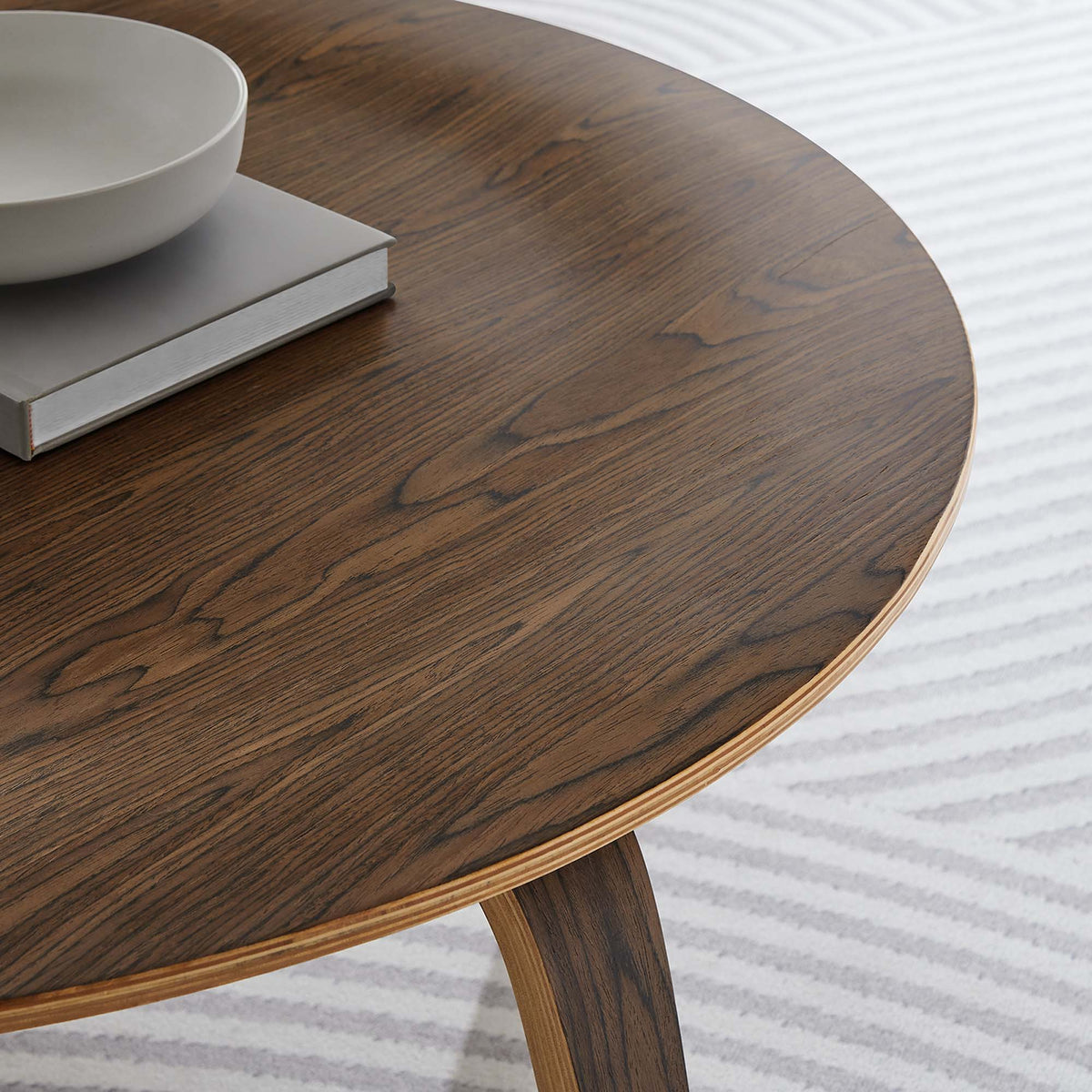 Fathom Wood Coffee Table - Walnut