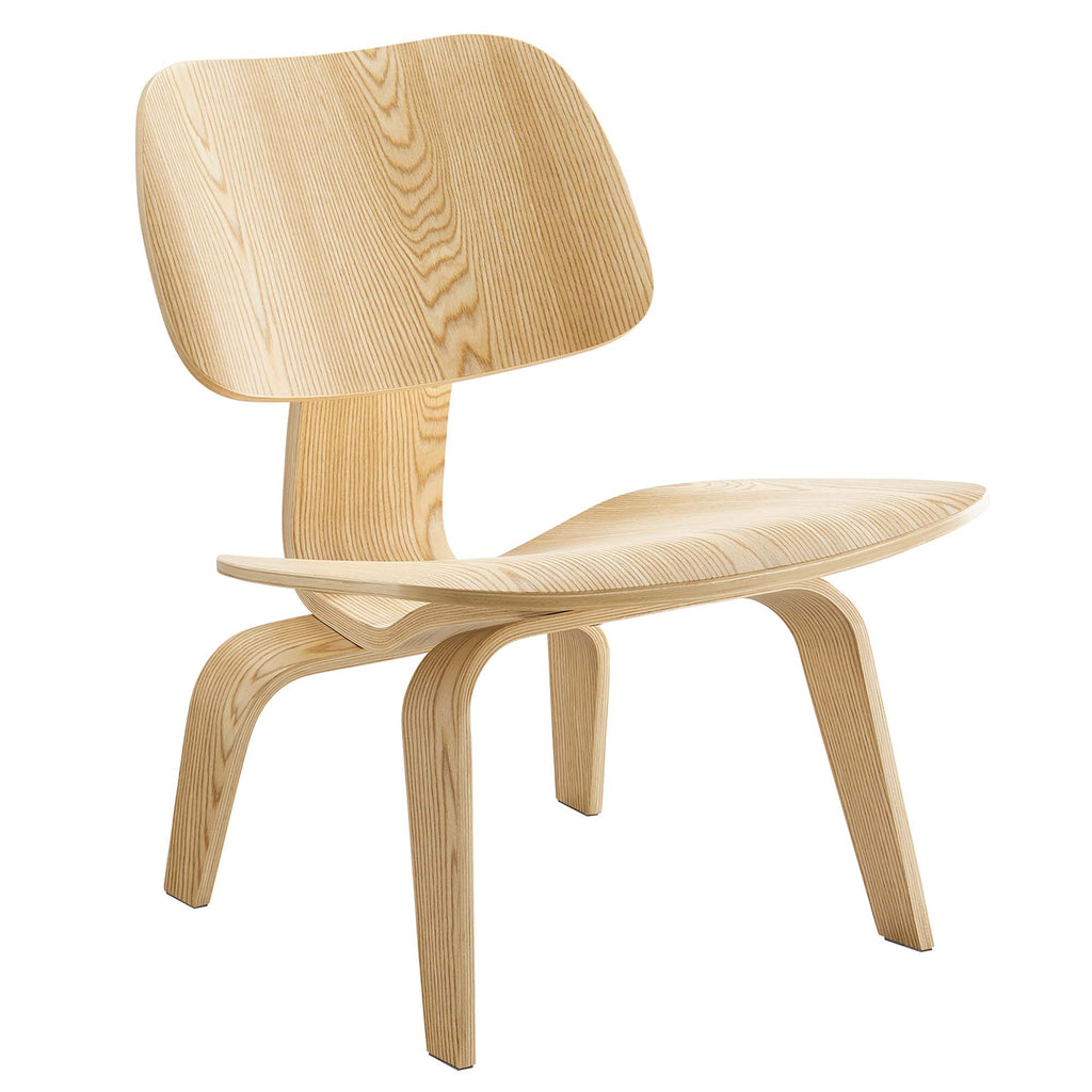 Fathom Wood Lounge Chair - Natural