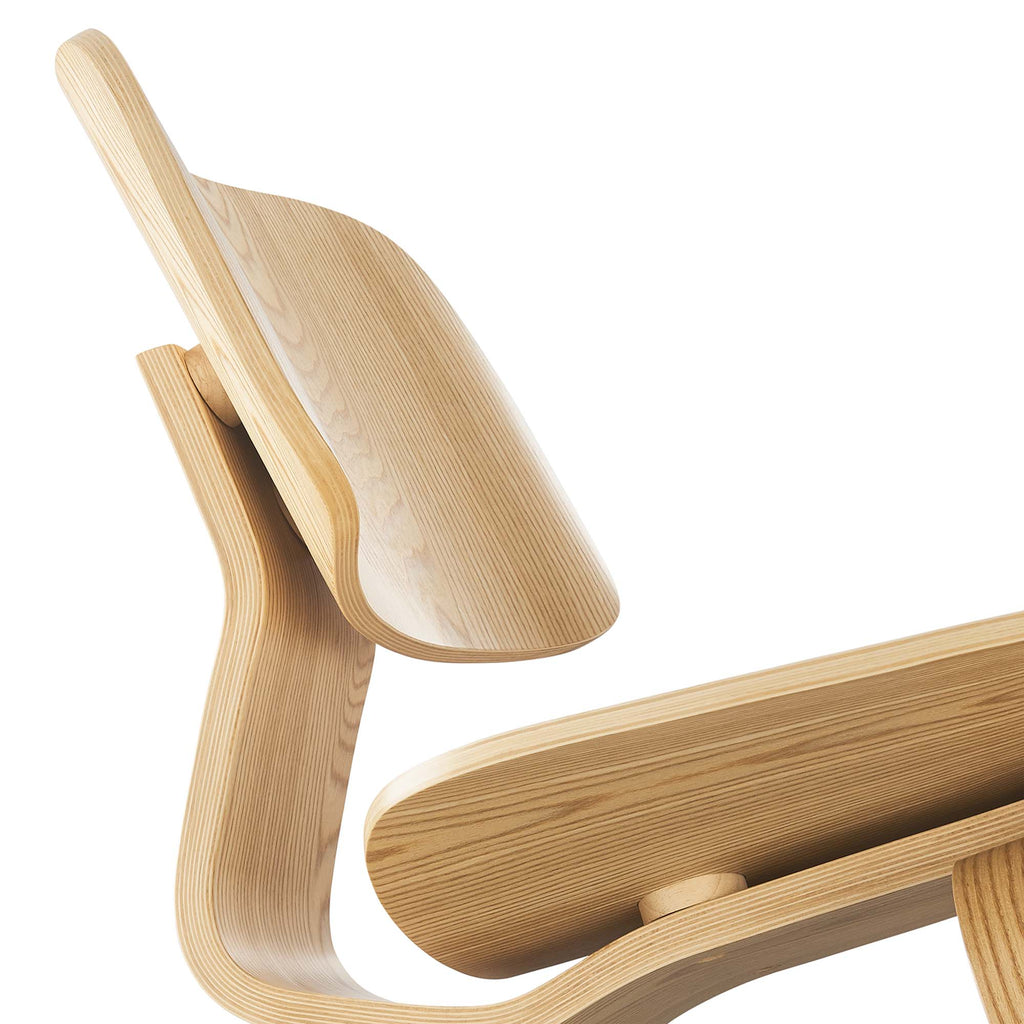 Fathom Wood Lounge Chair - Natural