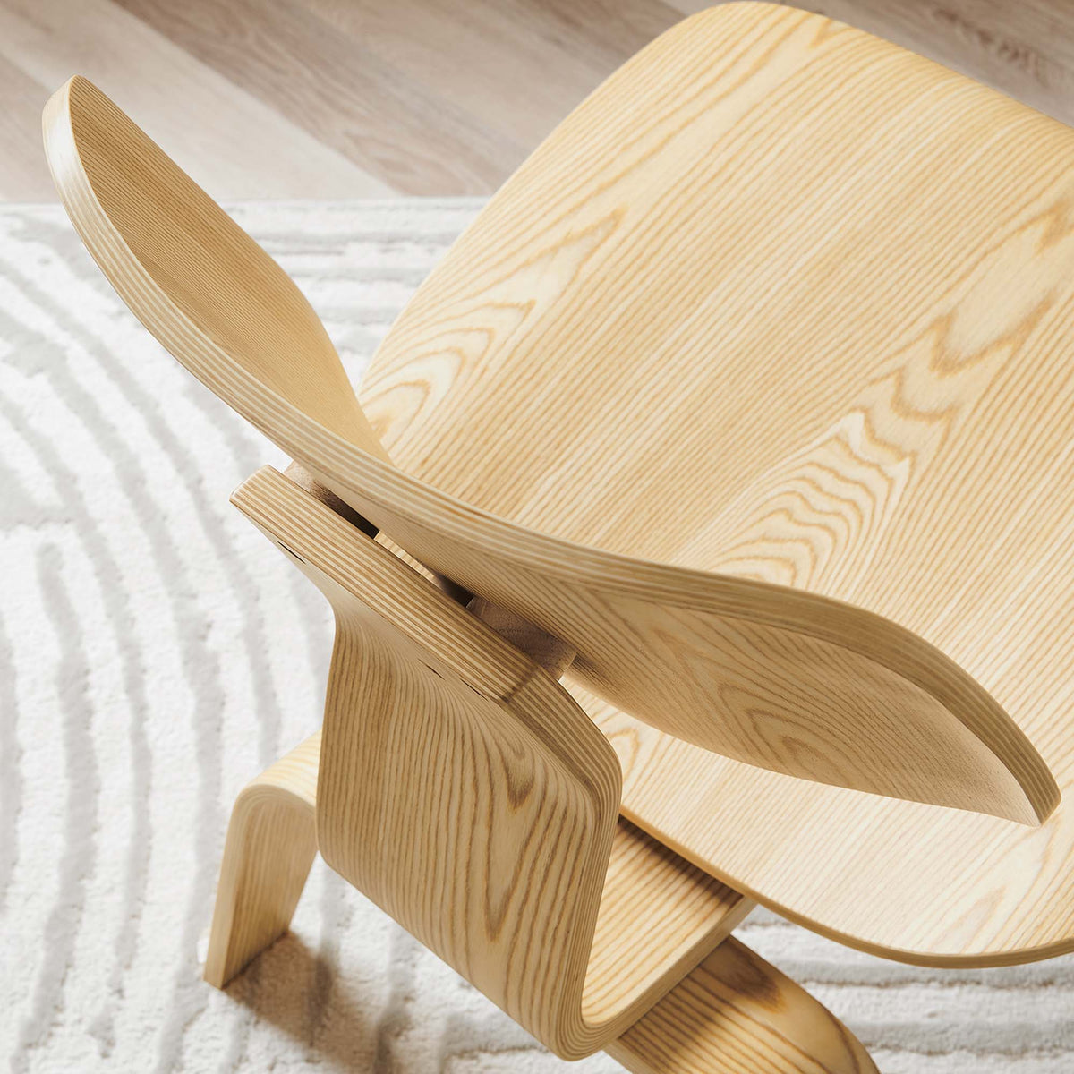 Fathom Wood Lounge Chair - Natural