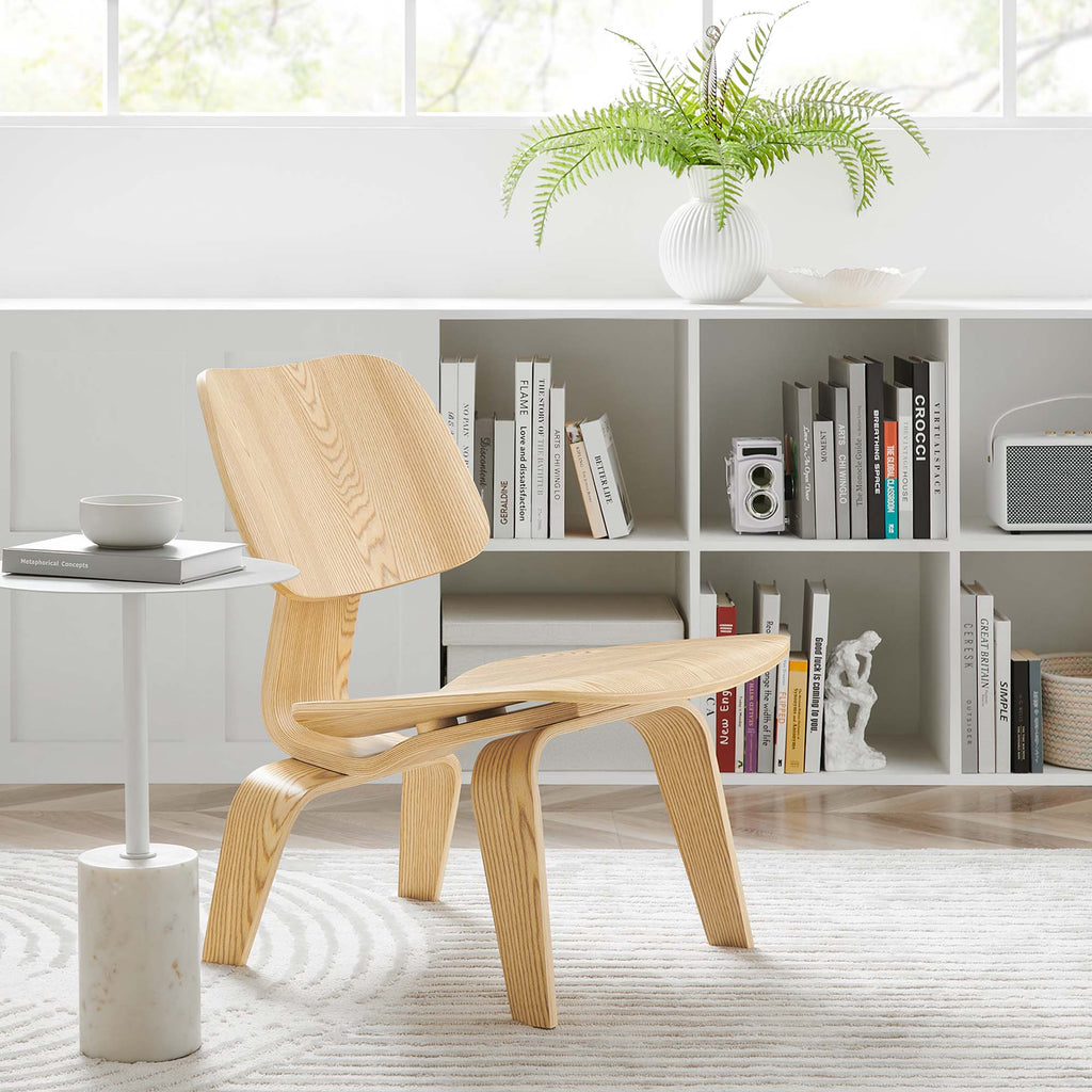 Fathom Wood Lounge Chair - Natural