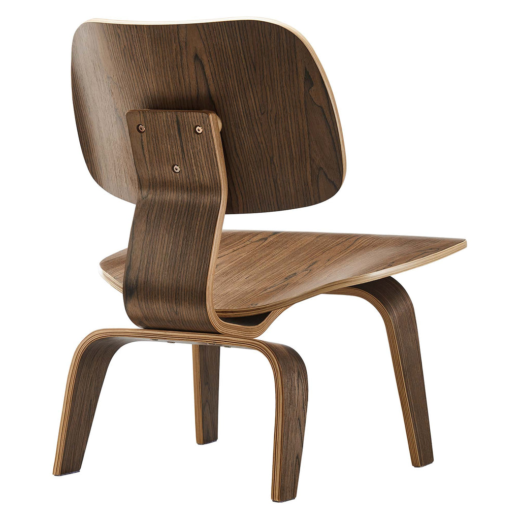 Fathom Wood Lounge Chair - Walnut