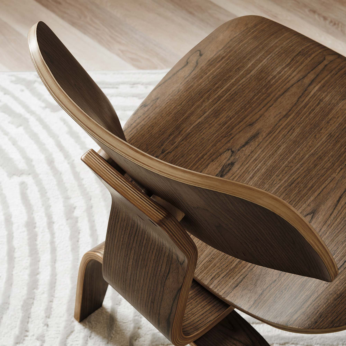 Fathom Wood Lounge Chair - Walnut