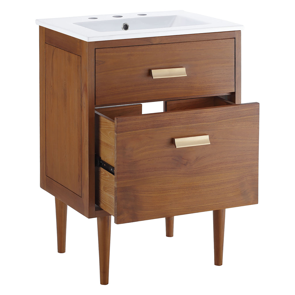 Cassia 24" Bathroom Vanity - Natural White