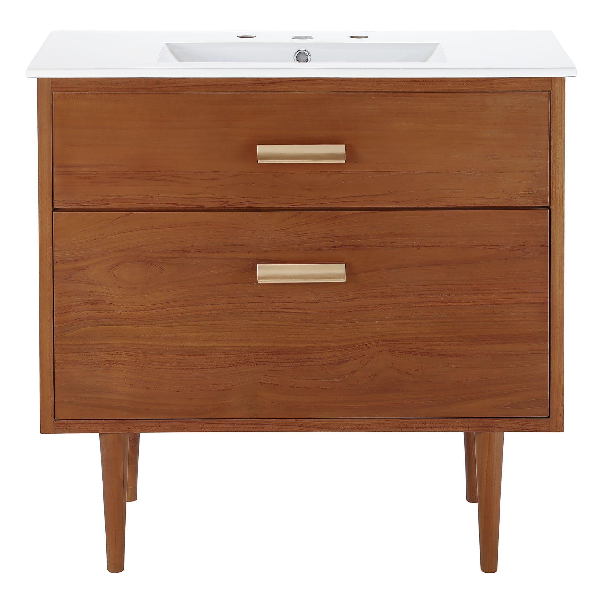 Cassia 36" Bathroom Vanity - Natural White