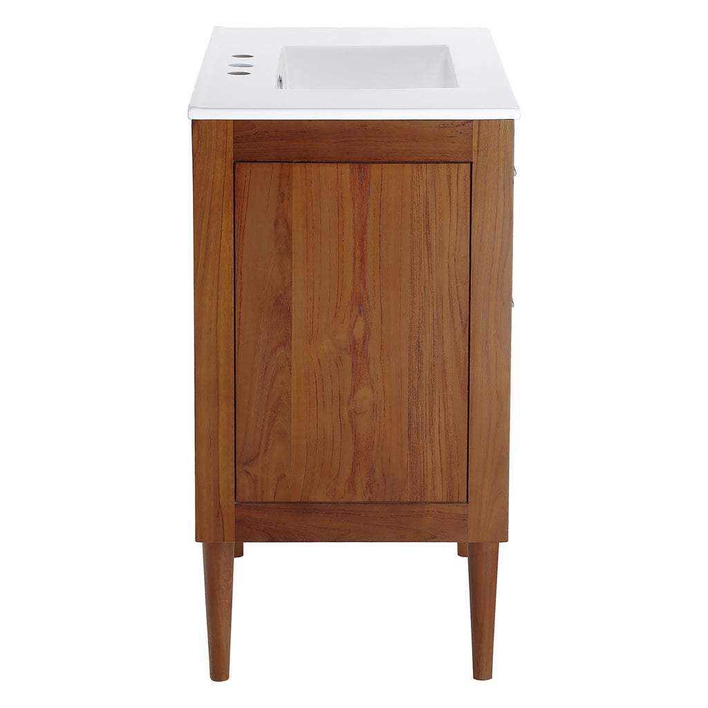 Cassia 36" Bathroom Vanity - Natural White