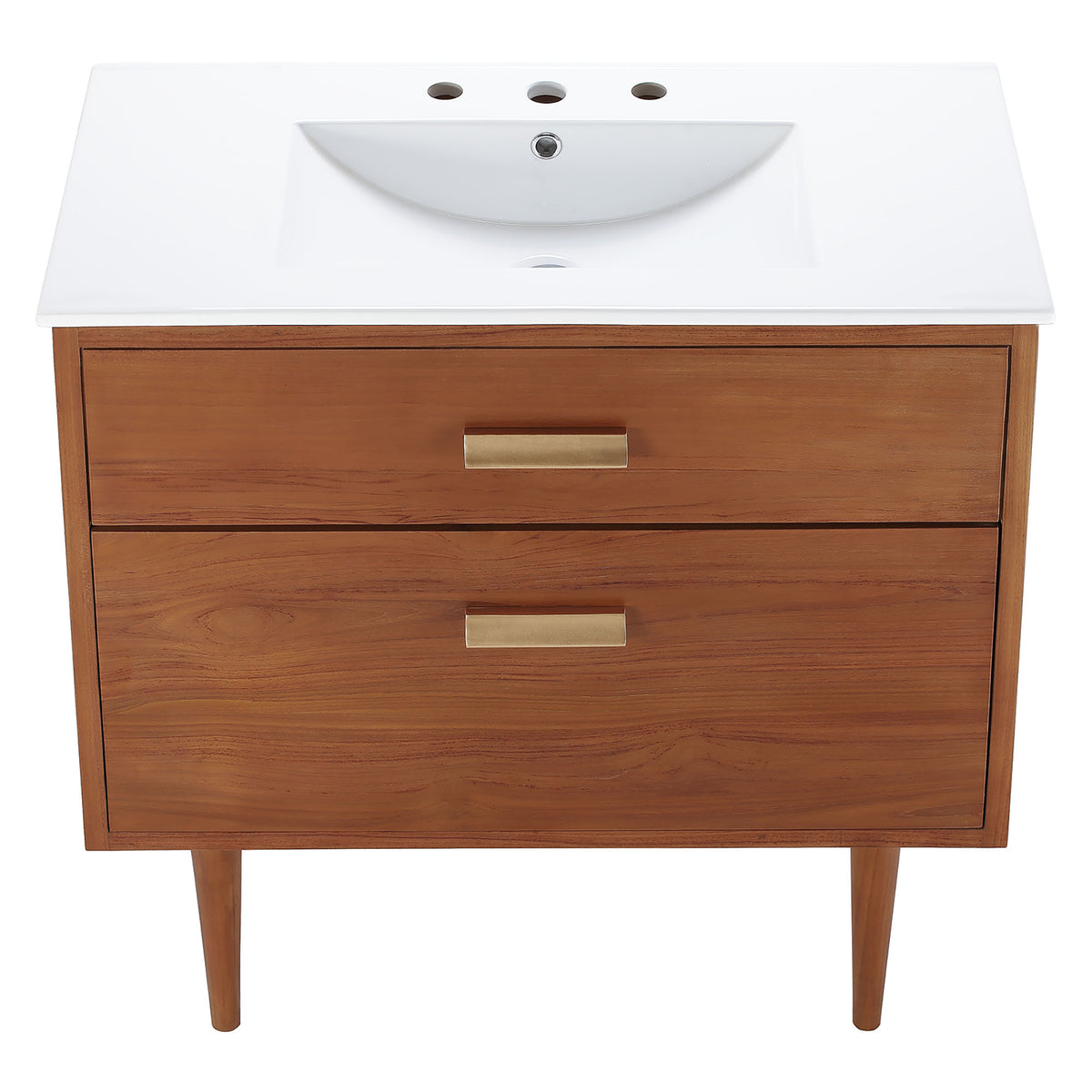 Cassia 36" Bathroom Vanity - Natural White