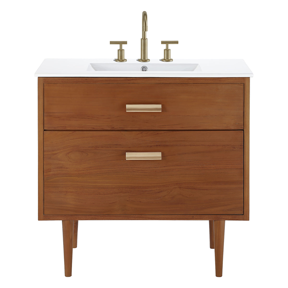 Cassia 36" Bathroom Vanity - Natural White
