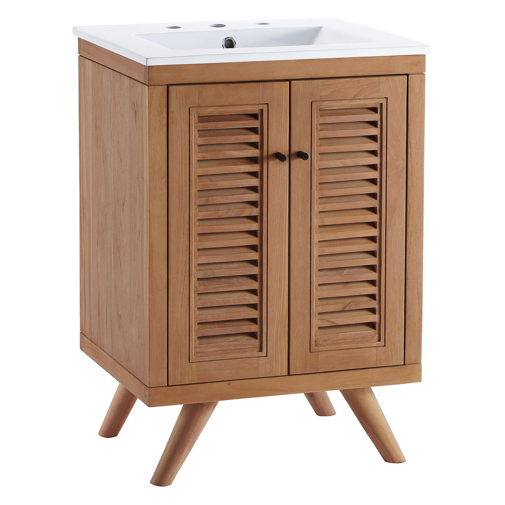 Birdie 24" Bathroom Vanity - Natural White