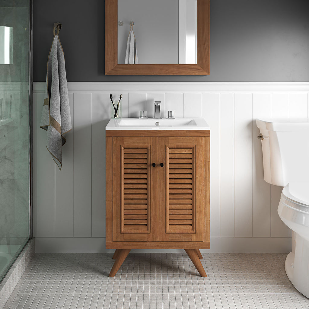 Birdie 24" Bathroom Vanity - Natural White