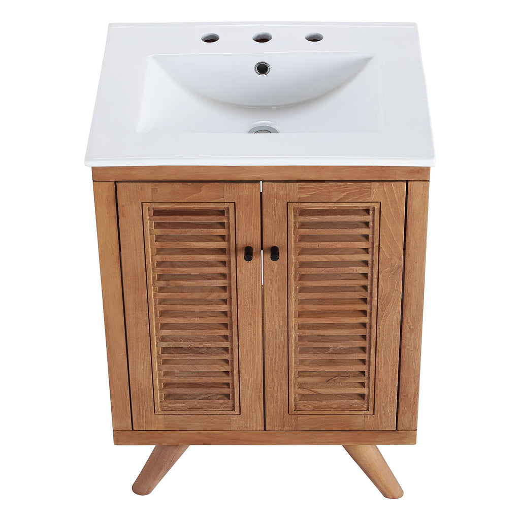 Birdie 24" Bathroom Vanity - Natural White