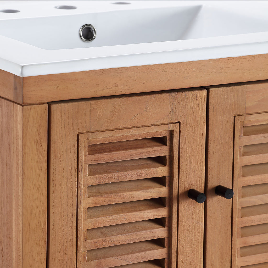 Birdie 24" Bathroom Vanity - Natural White
