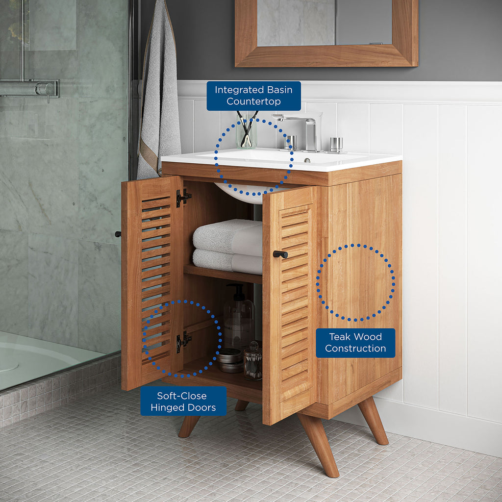 Birdie 24" Bathroom Vanity - Natural White