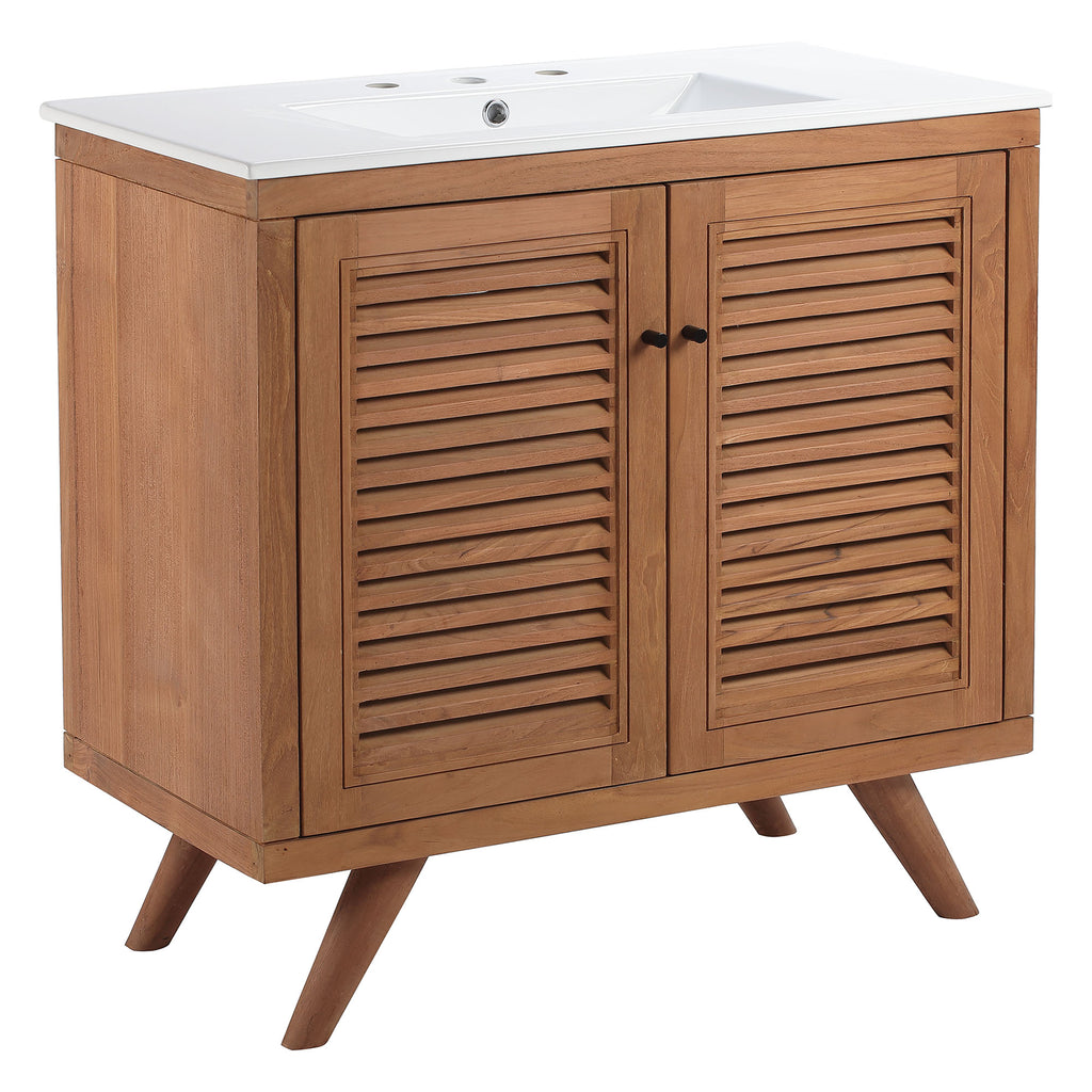 Birdie 36" Bathroom Vanity - Natural White