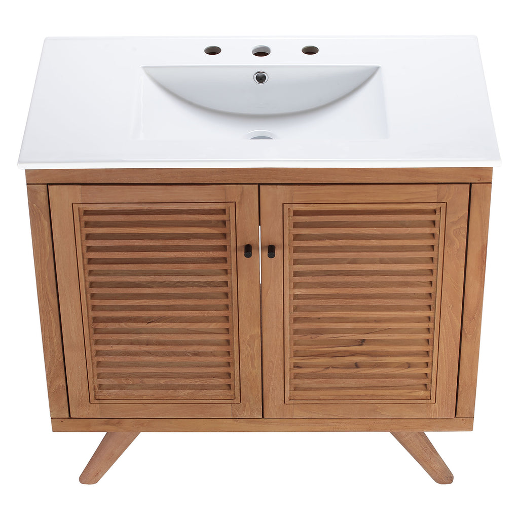 Birdie 36" Bathroom Vanity - Natural White