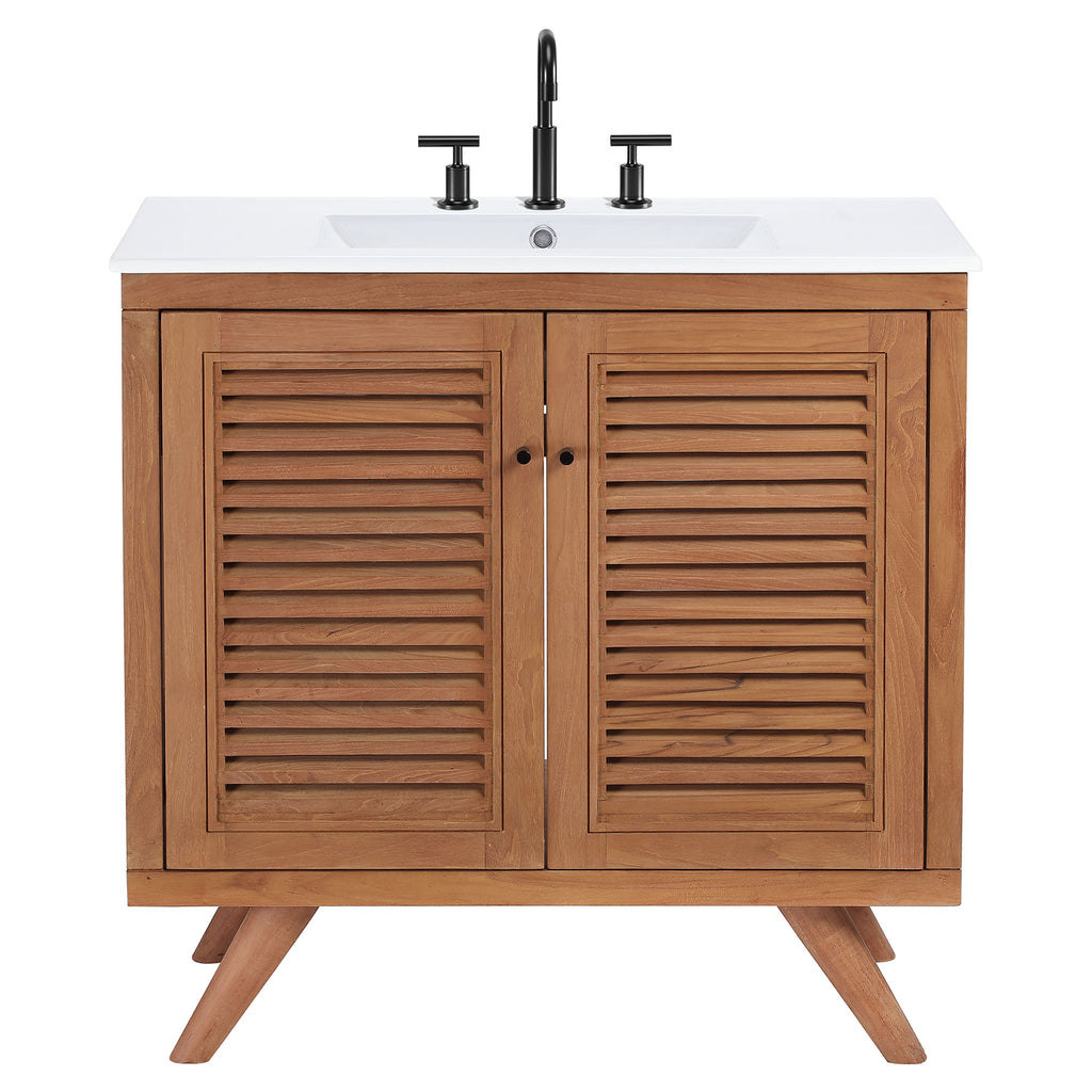 Birdie 36" Bathroom Vanity - Natural White