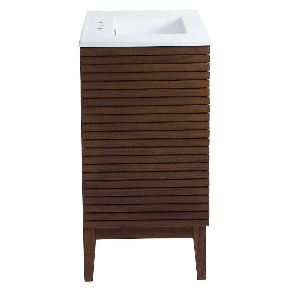 Ledger 36" Bathroom Vanity - Walnut White