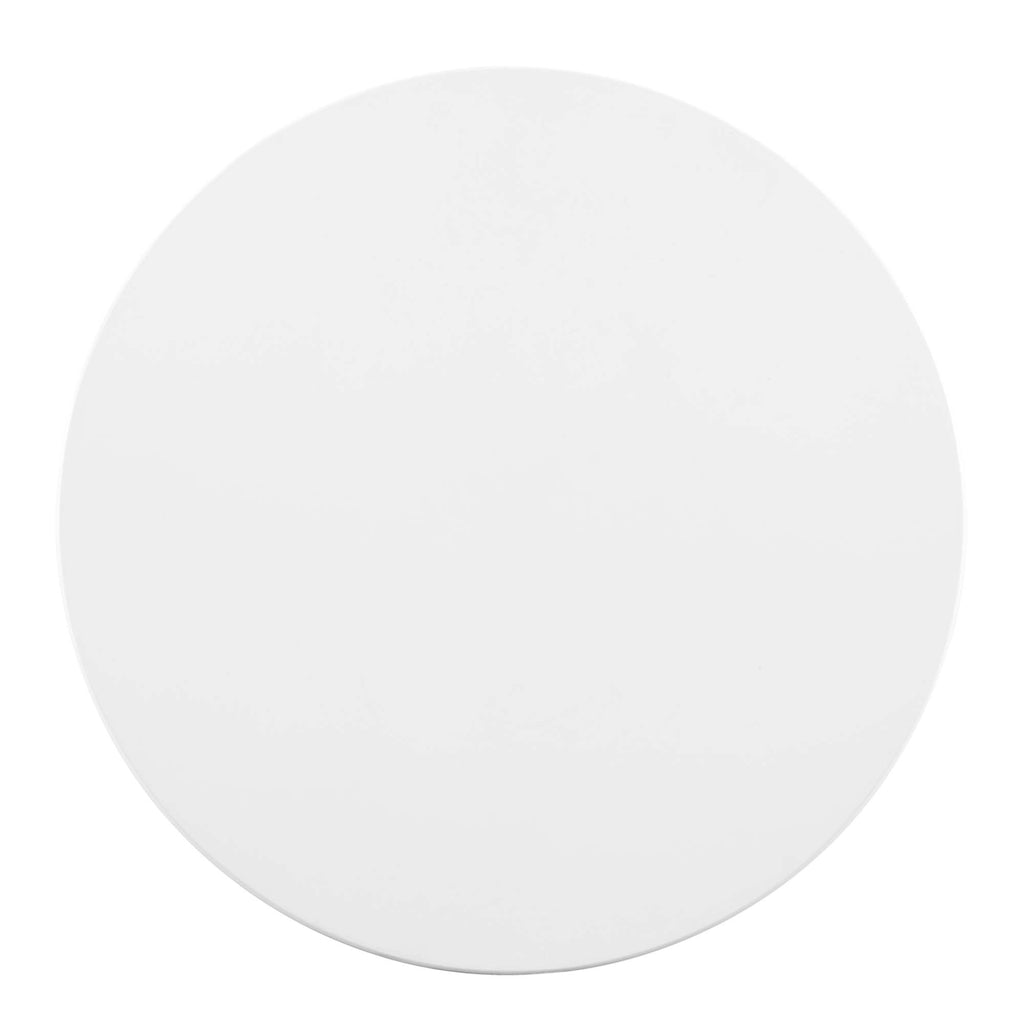 Zinque 28" Dining Table - Gold White