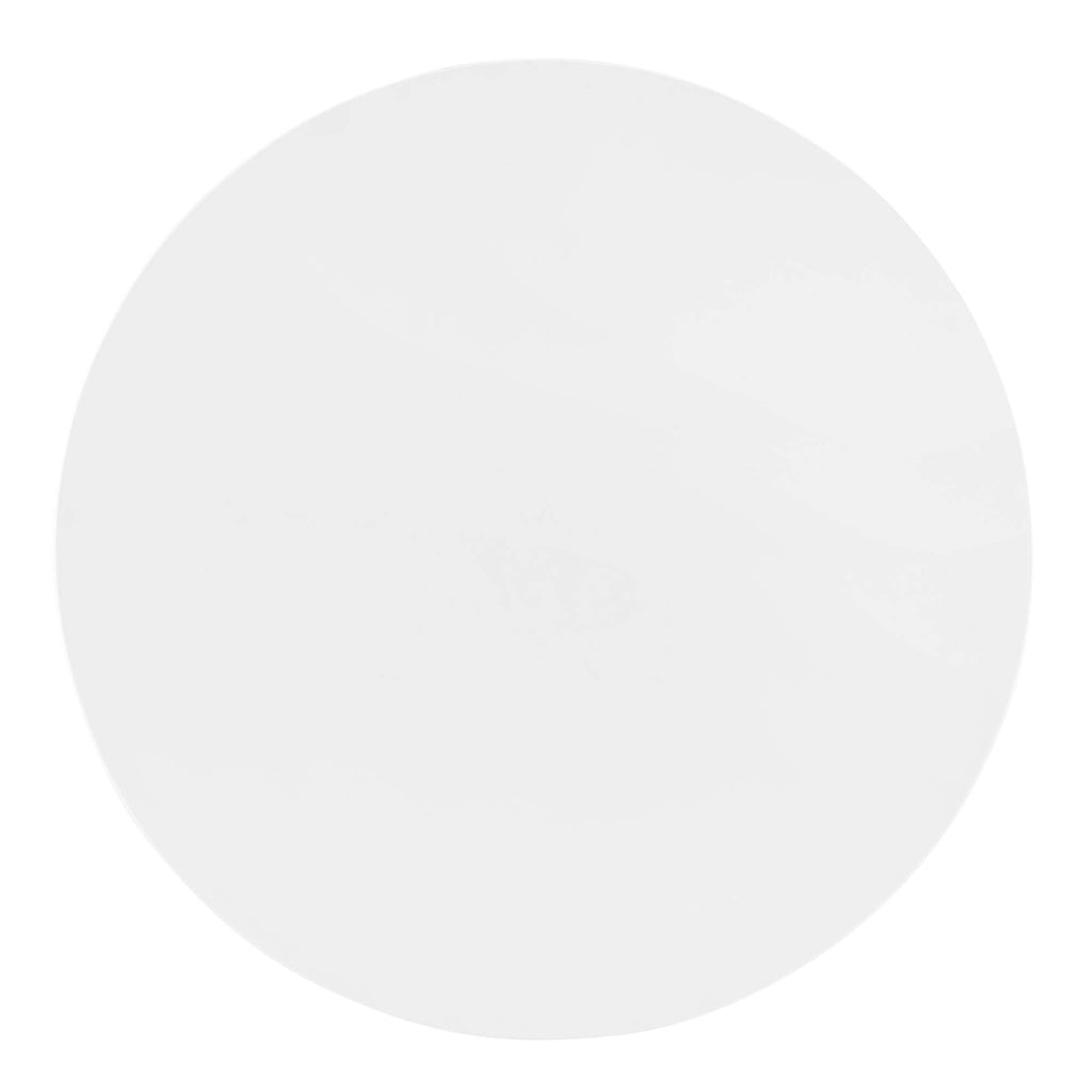 Zinque 36" Dining Table - Gold White