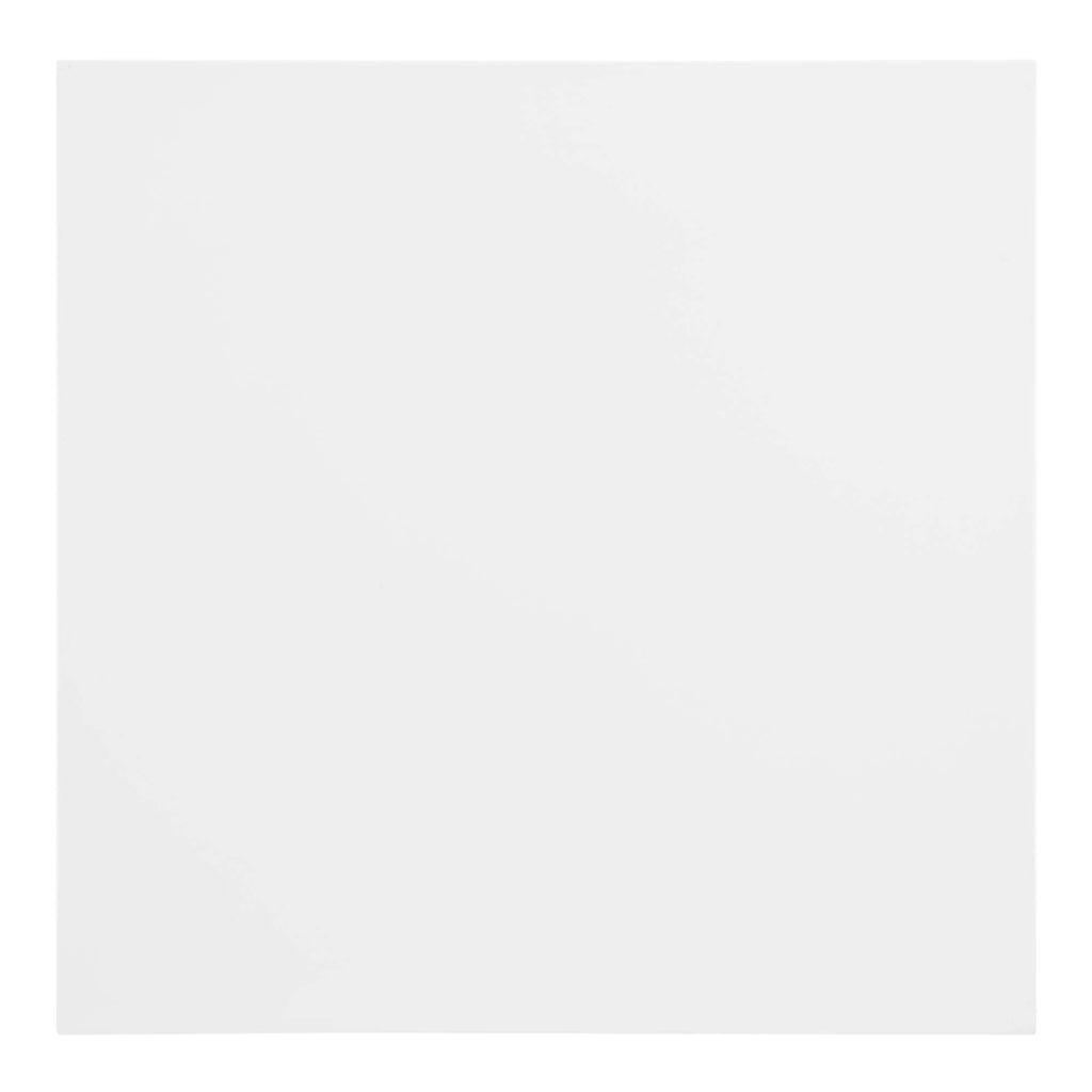 Zinque 24" Square Dining Table - Gold White