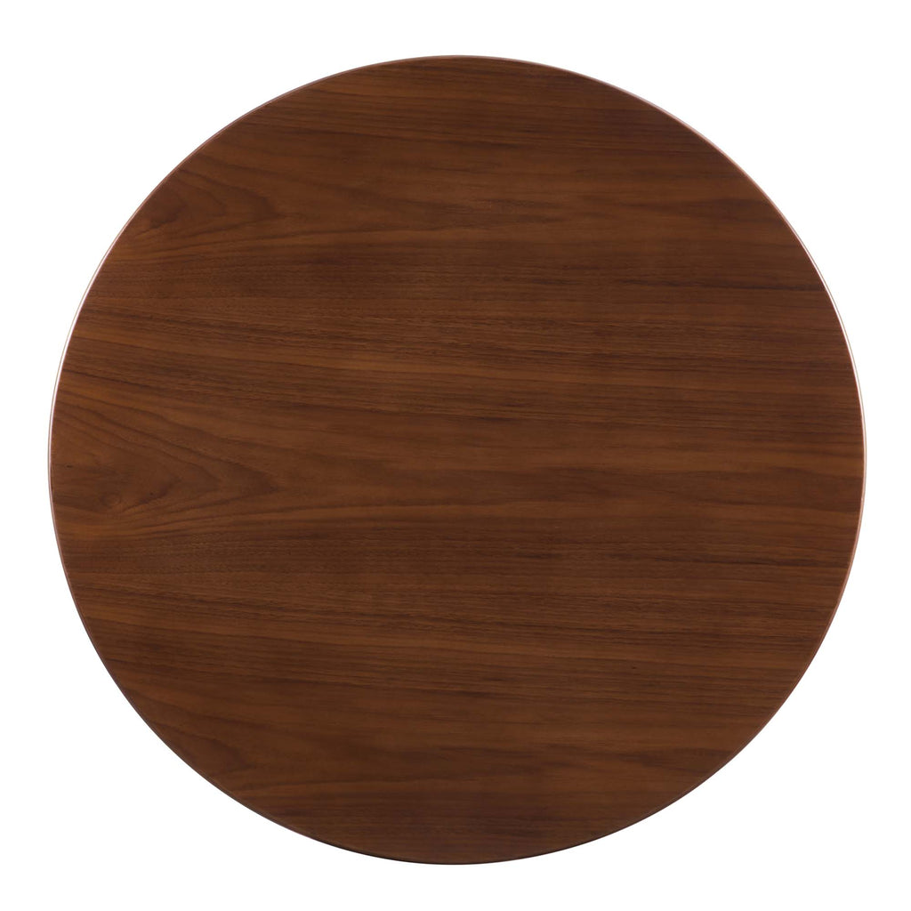 Zinque 36" Dining Table - Gold Walnut