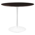Lippa 36" Round Wood Dining Table - White Cherry Walnut