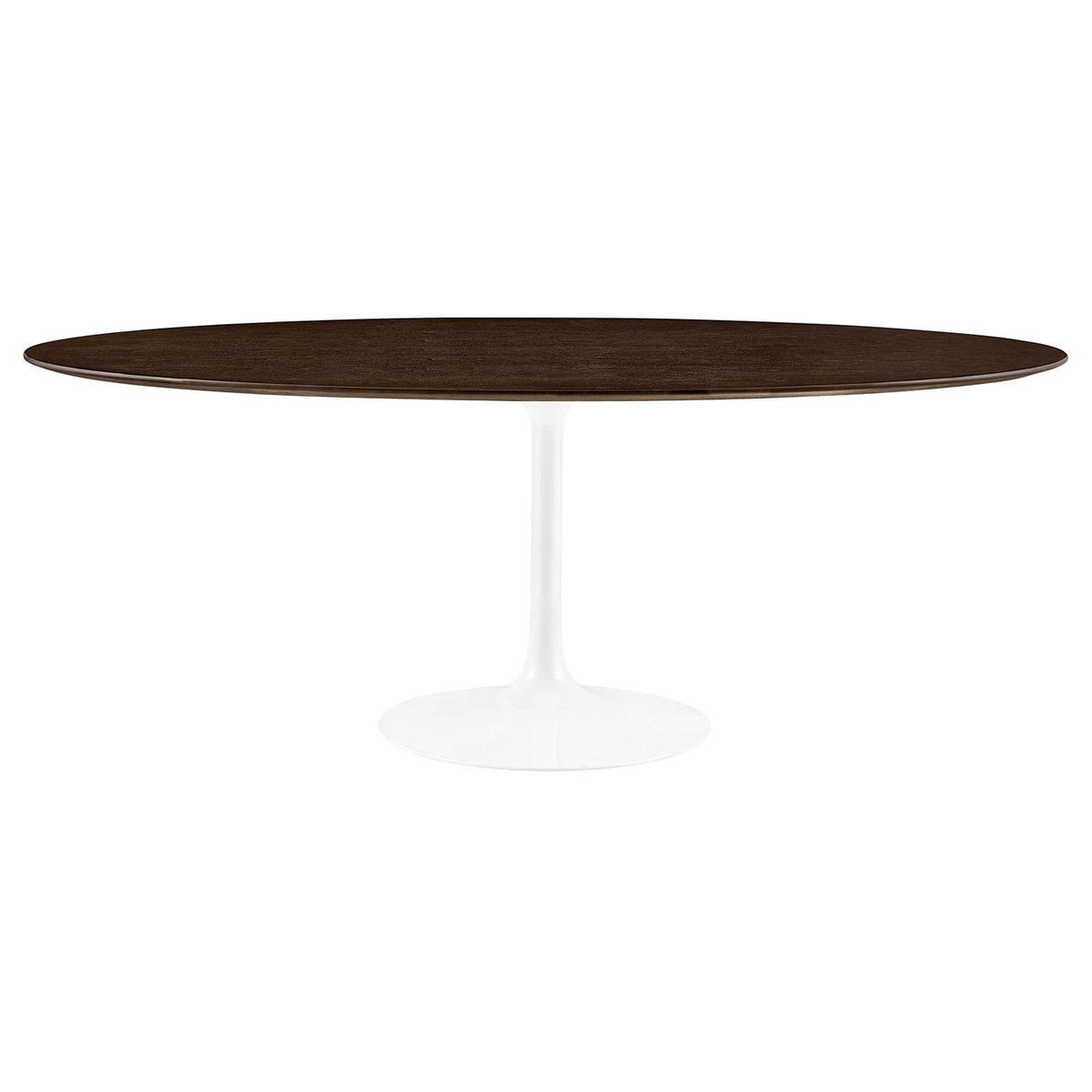 Lippa 78" Oval Wood Dining Table - White Cherry Walnut