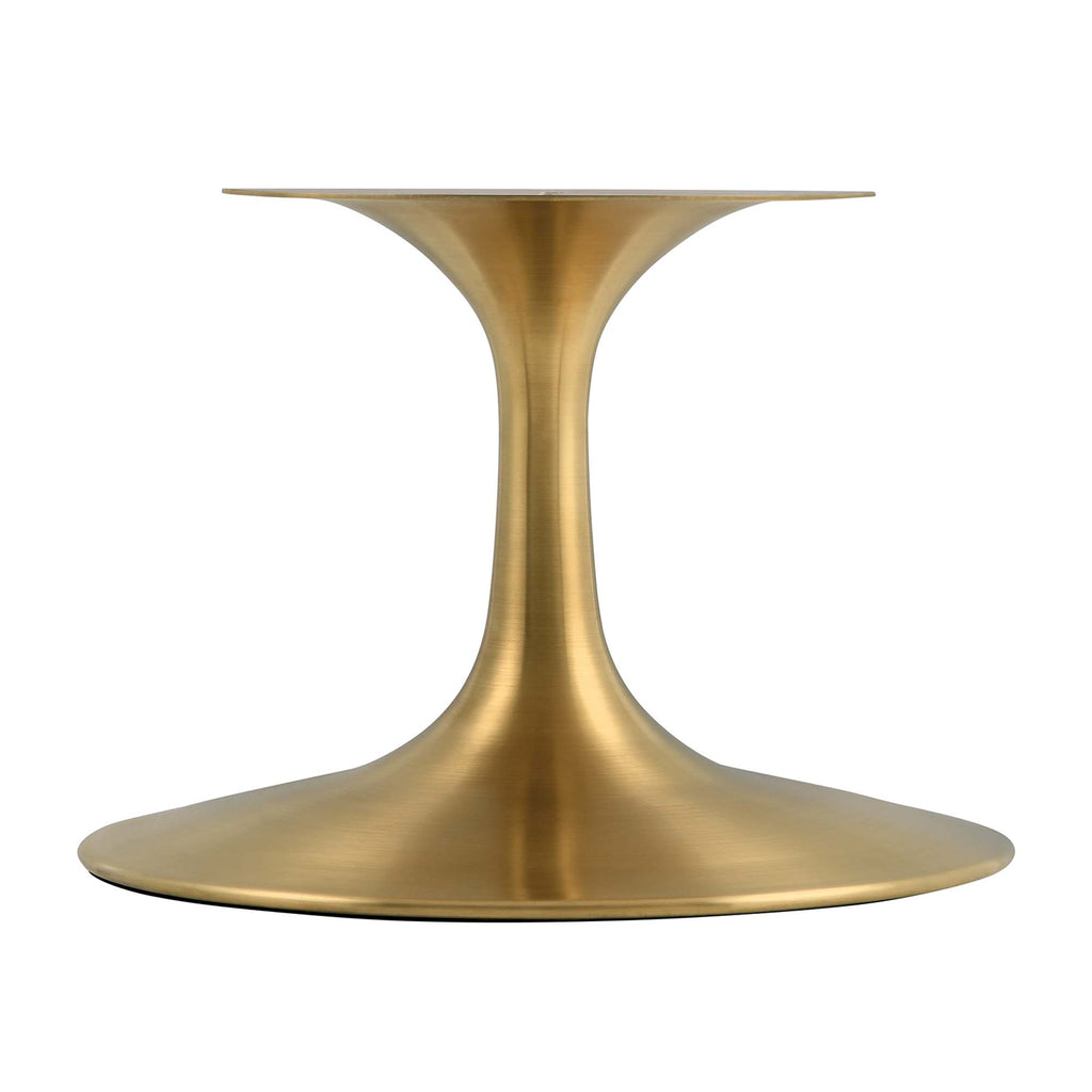 Lippa 36" Round Wood Coffee Table - Gold Cherry Walnut