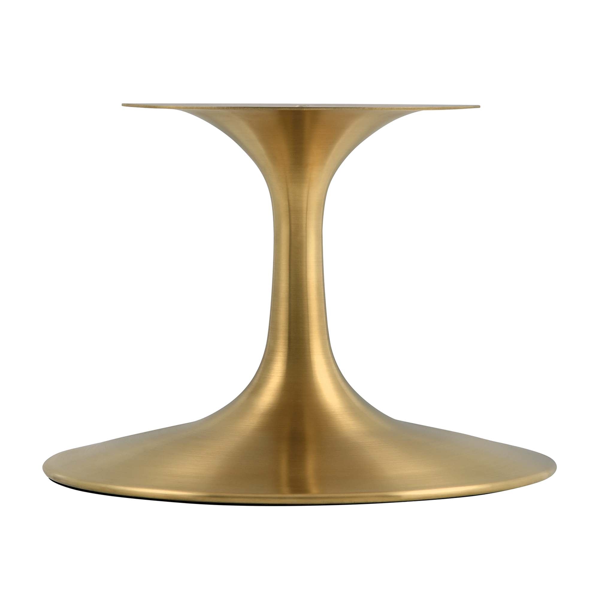 Lippa 36" Round Wood Coffee Table - Gold Cherry Walnut