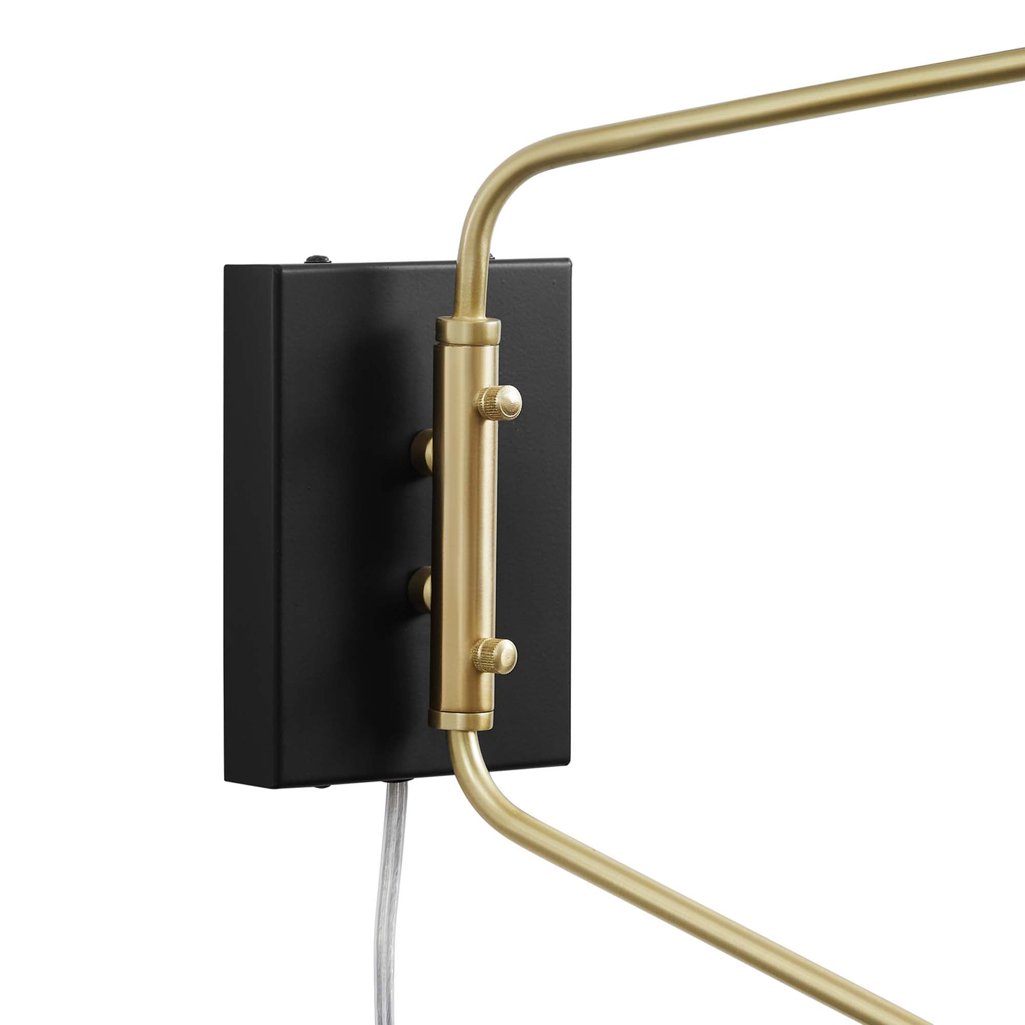 Journey 2-Light Swing Arm Wall Sconce - Black
