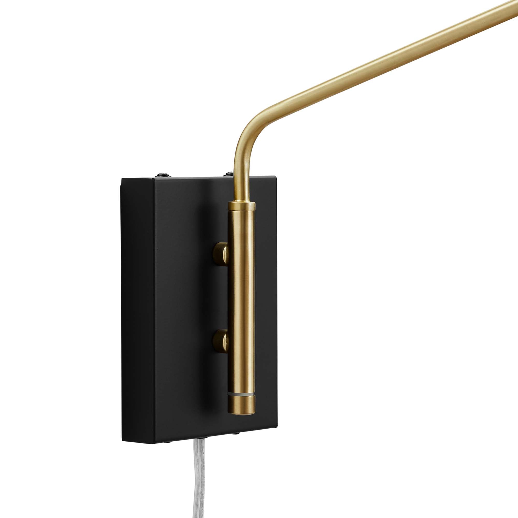 Journey 24" Swing Arm Wall Sconce - Black