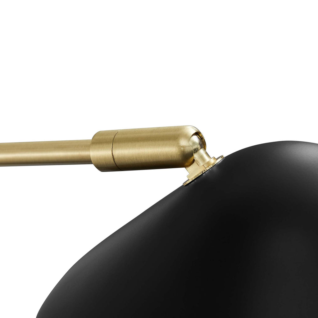 Journey 24" Swing Arm Wall Sconce - Black