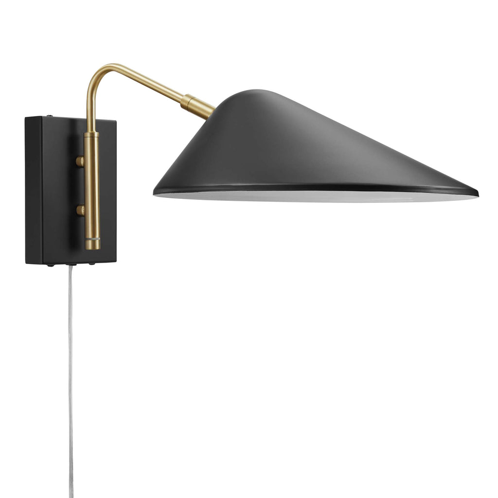 Journey 7" Swing Arm Wall Sconce - Black