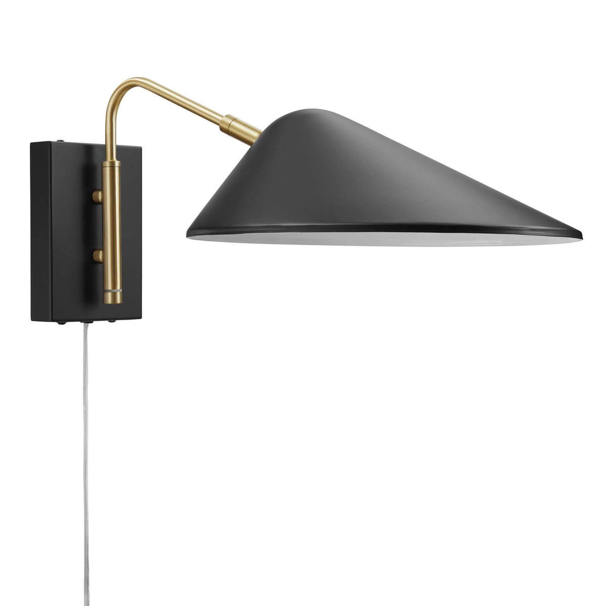 Journey 7" Swing Arm Wall Sconce - Black