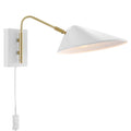 Journey 7" Swing Arm Wall Sconce - White
