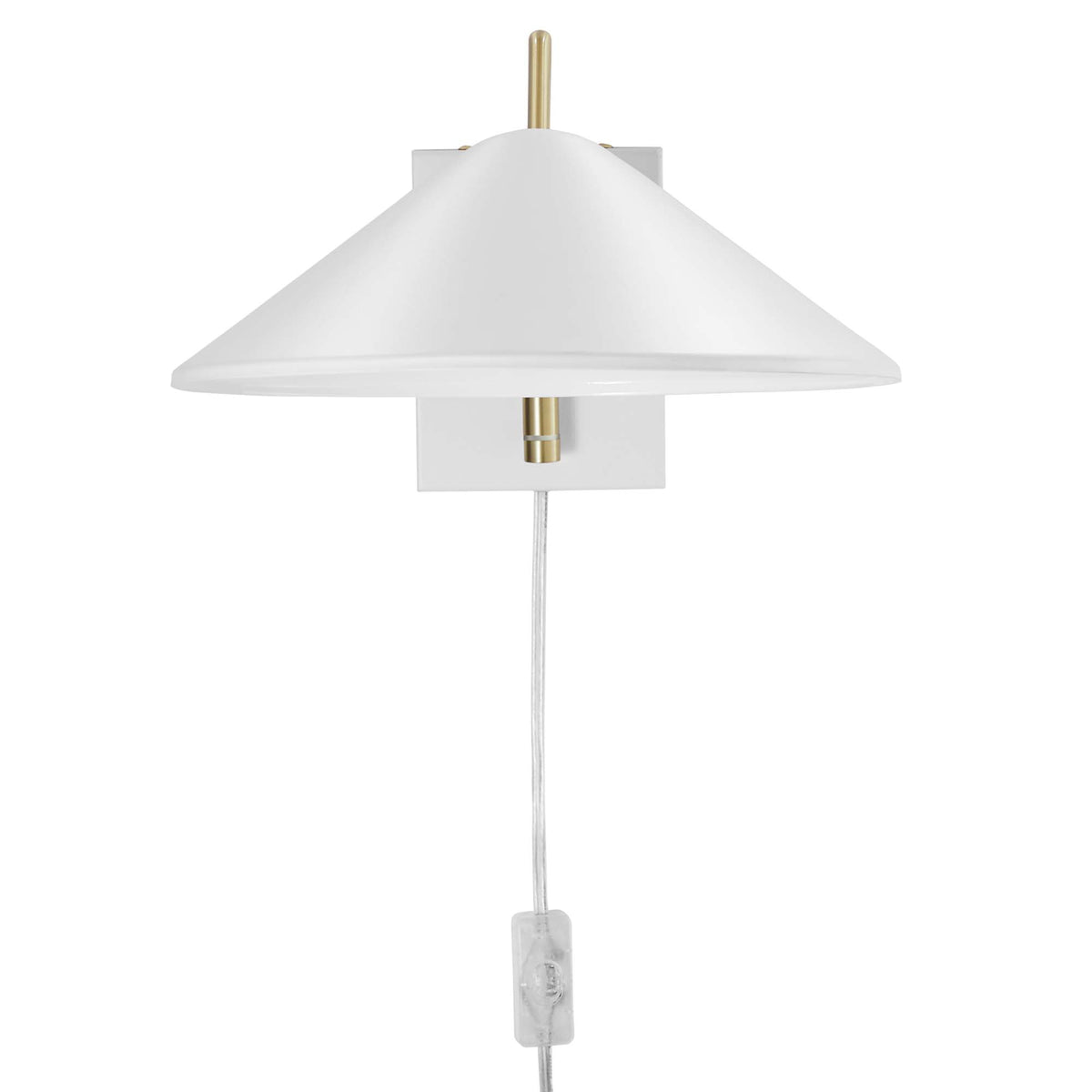 Journey 7" Swing Arm Wall Sconce - White