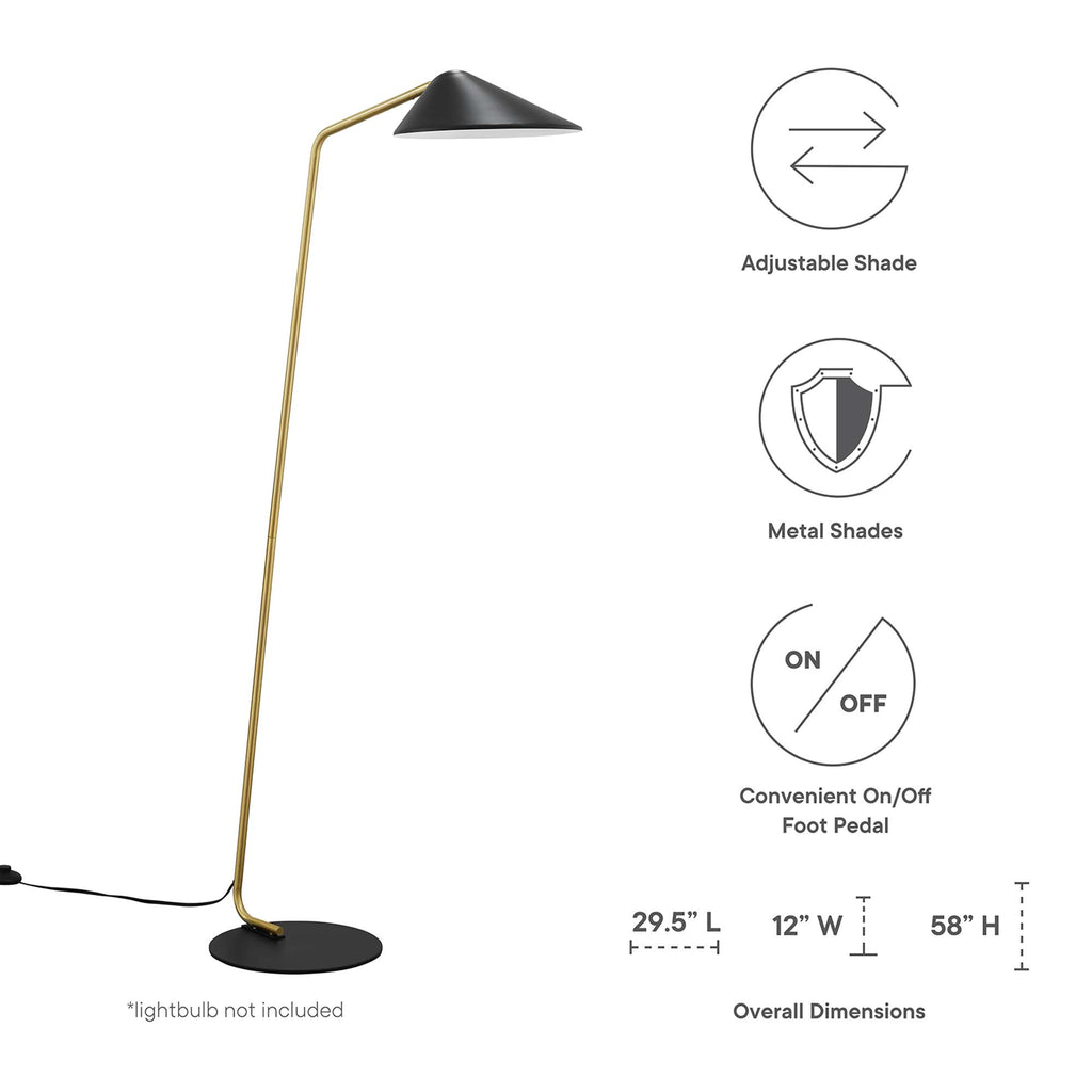Journey Standing Floor Lamp - Black