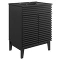Render 24" Bathroom Vanity - Black Black