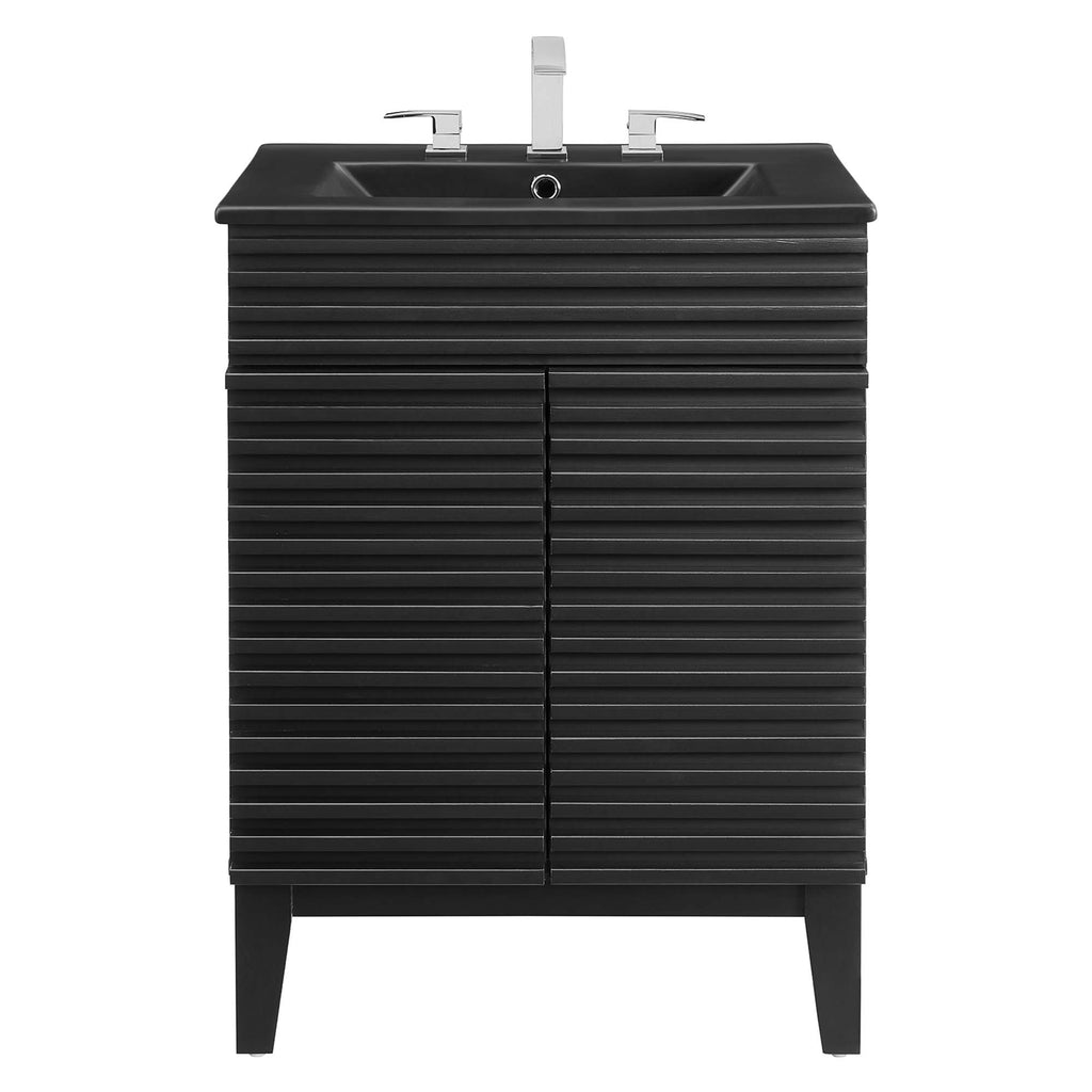 Render 24" Bathroom Vanity - Black Black
