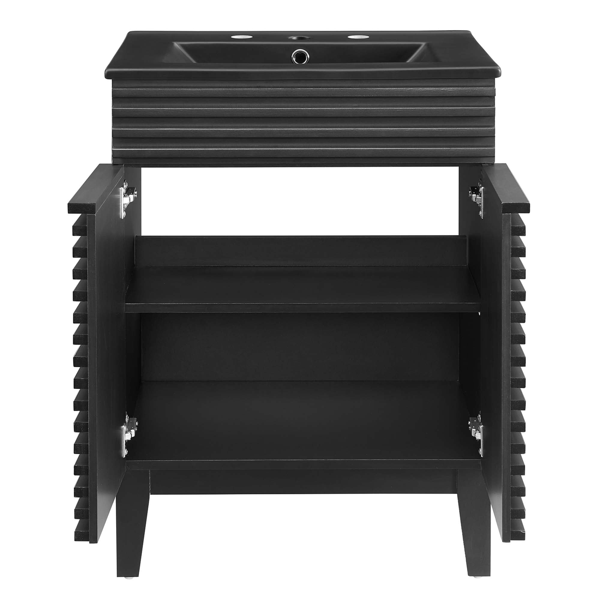 Render 24" Bathroom Vanity - Black Black
