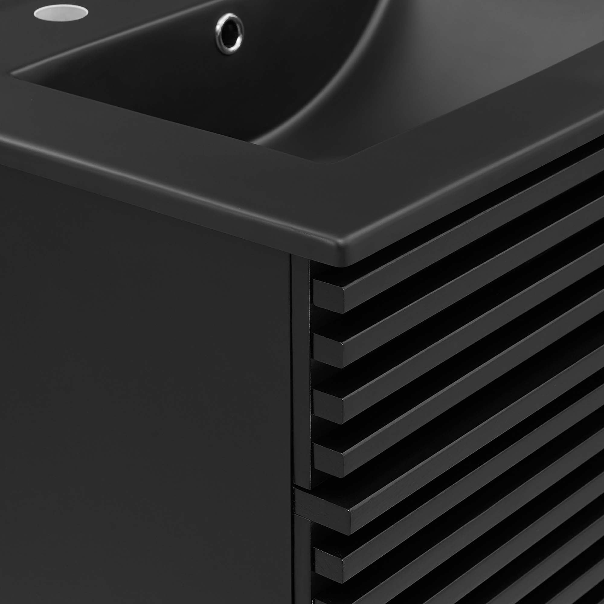 Render 24" Bathroom Vanity - Black Black