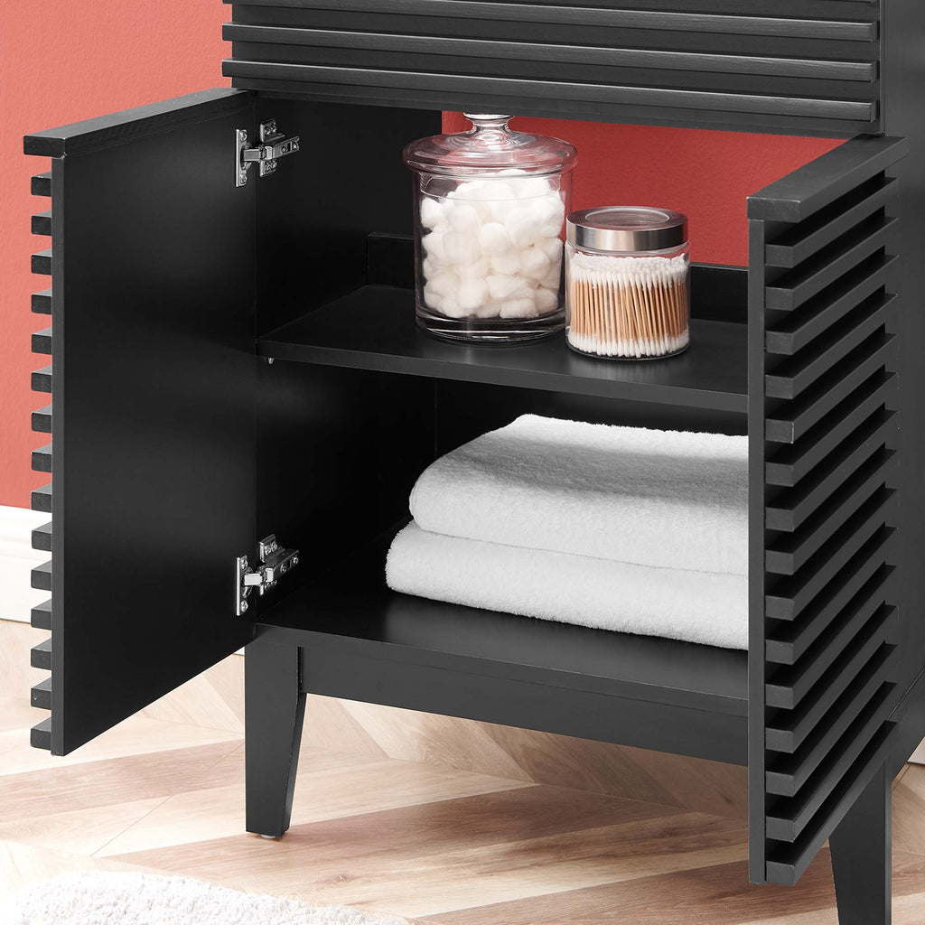 Render 24" Bathroom Vanity - Black Black