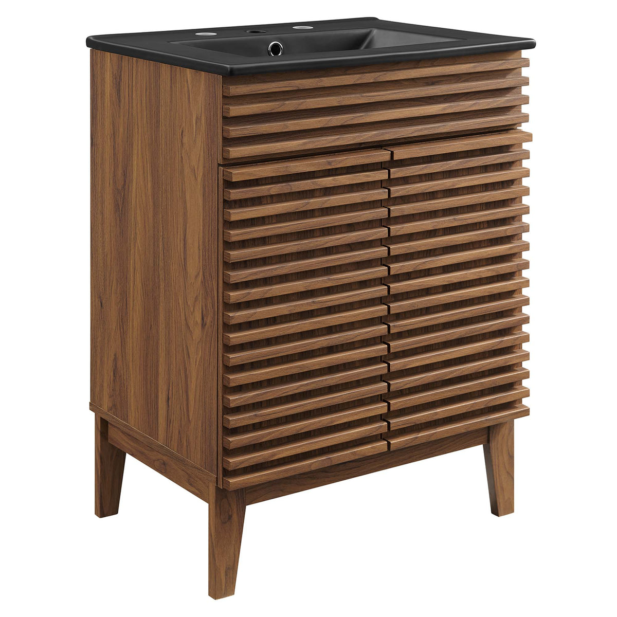 Render 24" Bathroom Vanity - Walnut Black