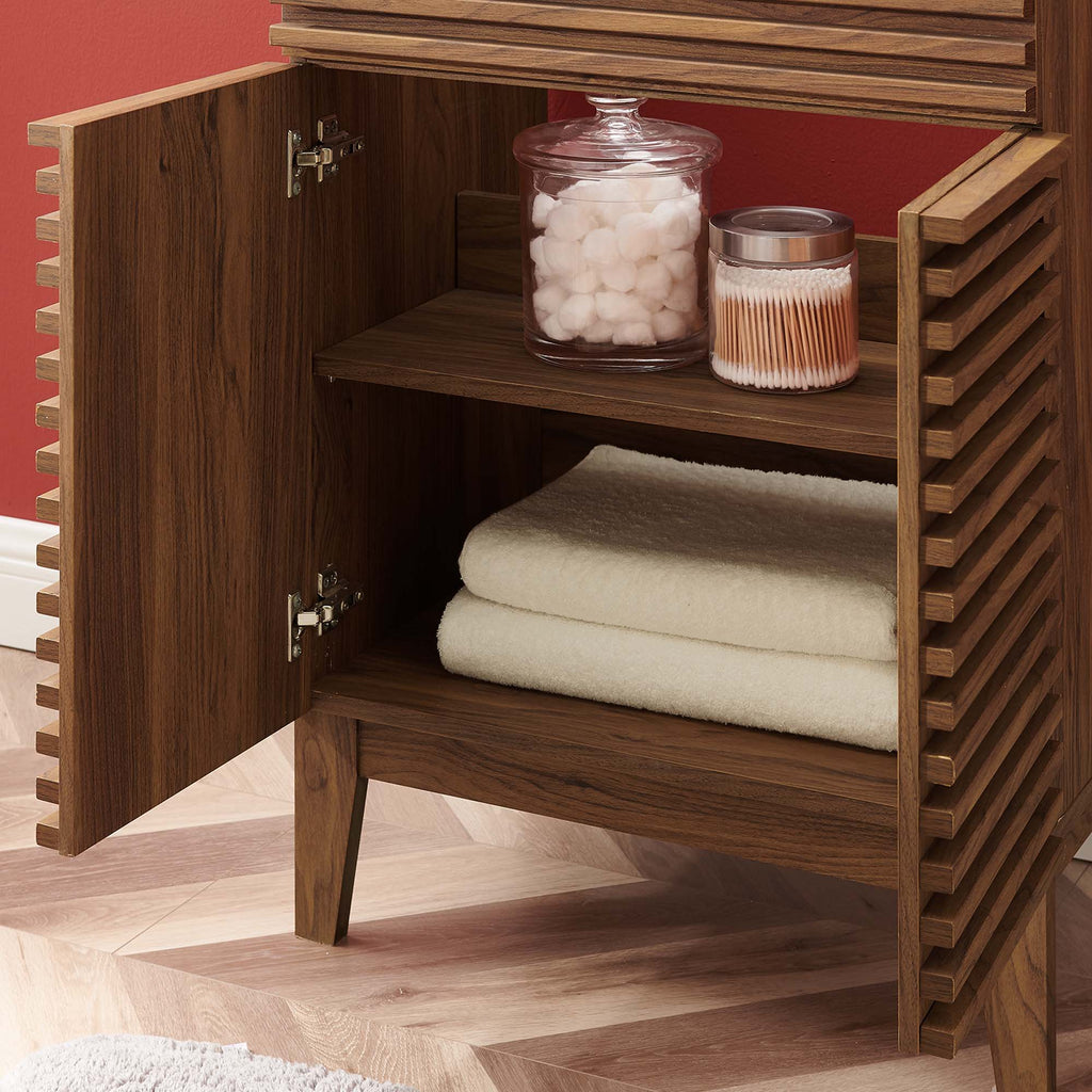 Render 24" Bathroom Vanity - Walnut Black