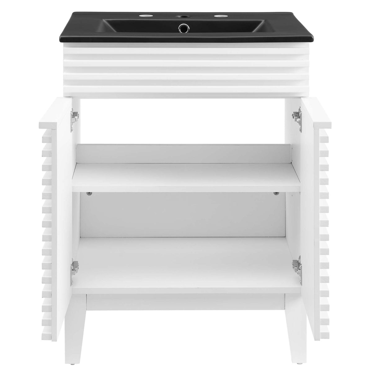 Render 24" Bathroom Vanity - White Black
