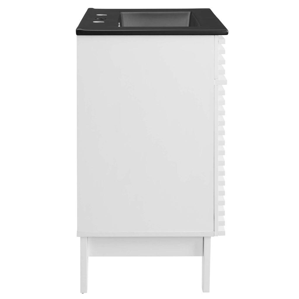 Render 24" Bathroom Vanity - White Black