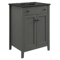 Nantucket 24" Bathroom Vanity - Gray Black