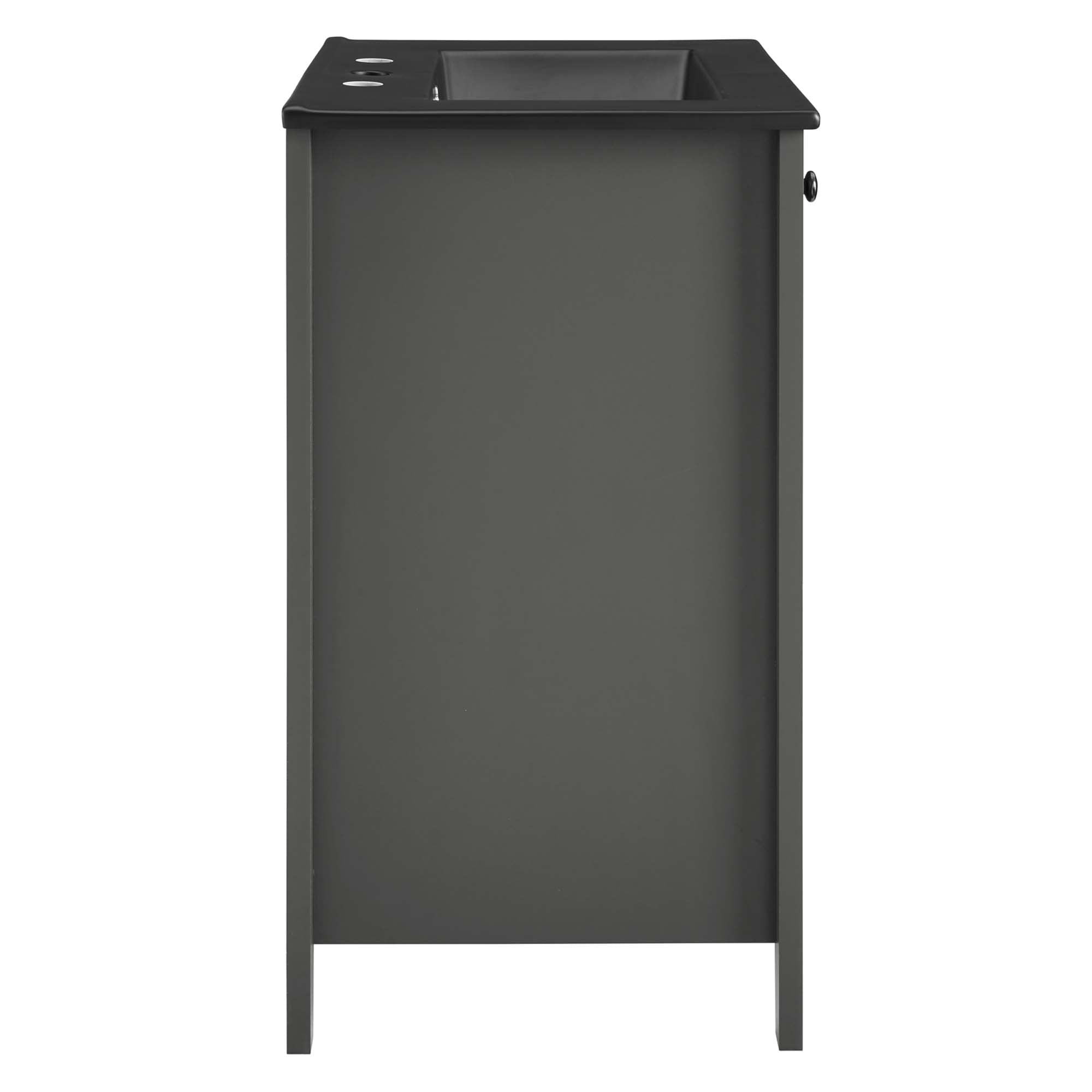Nantucket 24" Bathroom Vanity - Gray Black