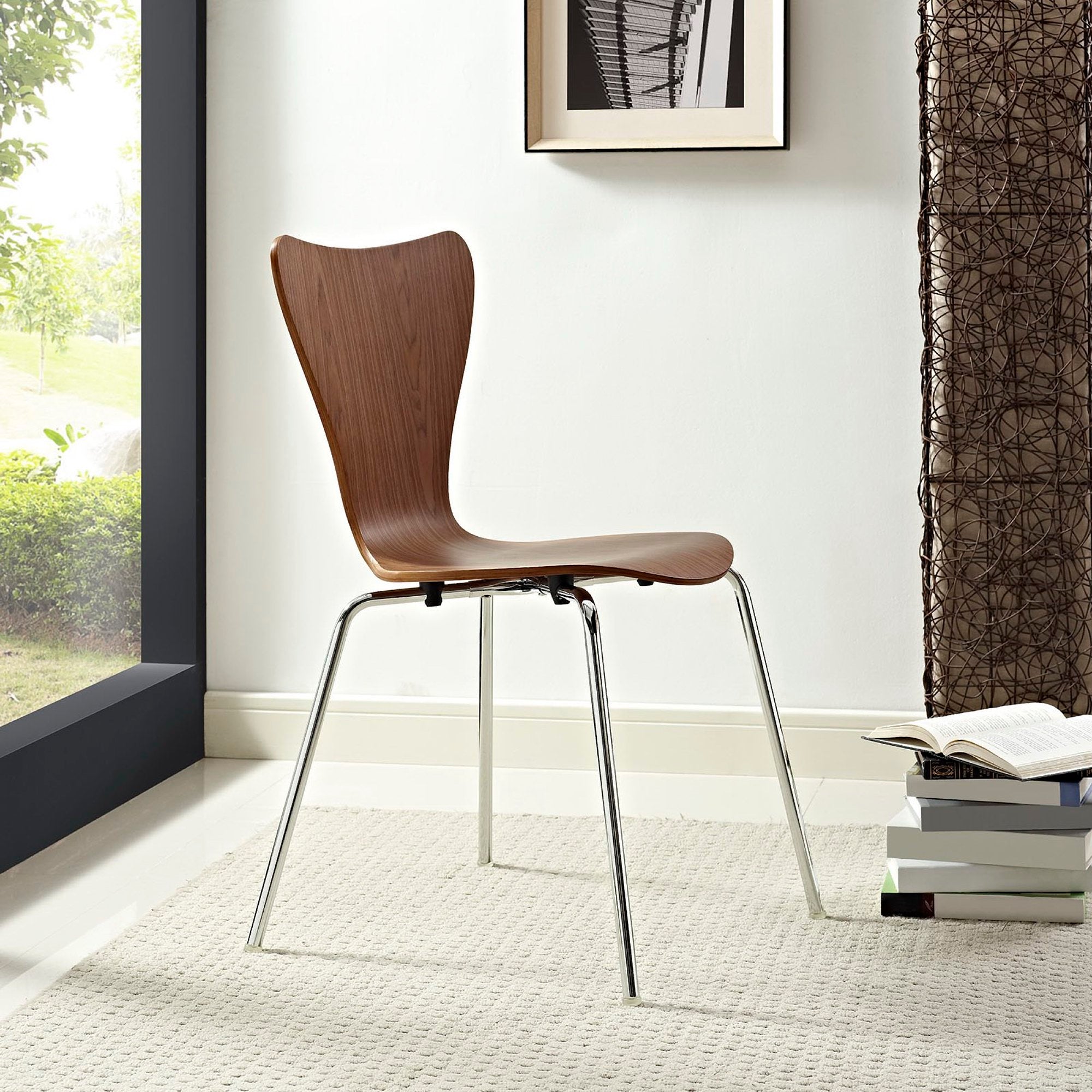 Ernie Dining Side Chair - Walnut