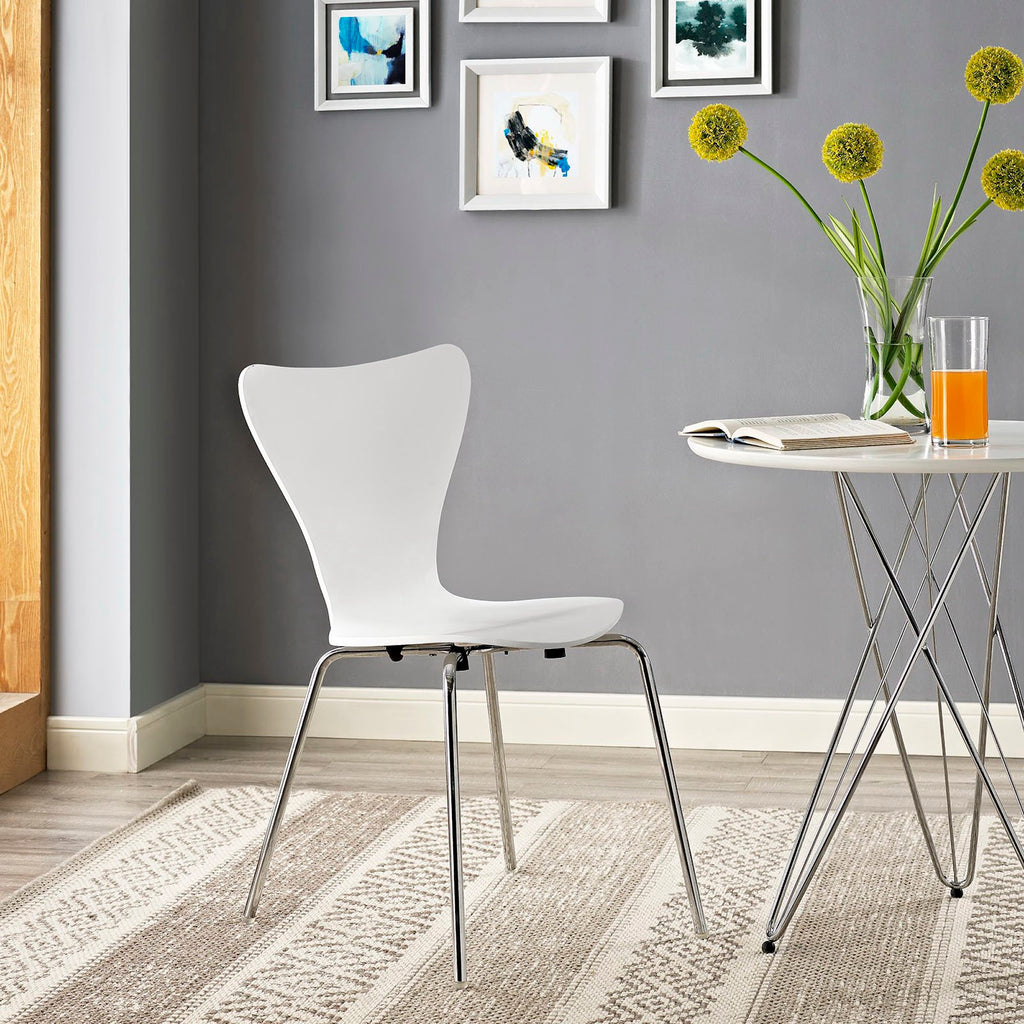 Ernie Dining Side Chair - White